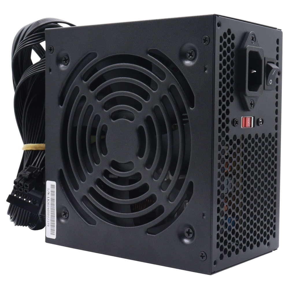 Alimentatore ATX Alimentatore non modulare da 500 W 20 + 4 pin Interfaccia di alimentazione a tensione intera 110-230 V Alimentatori per computer per giochi