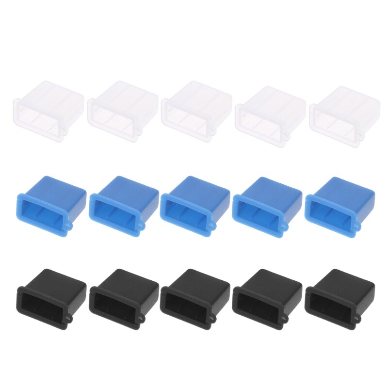 5Pcs Usb Type A Man Anti-Dust Plug Stopper Cap Cover Protector