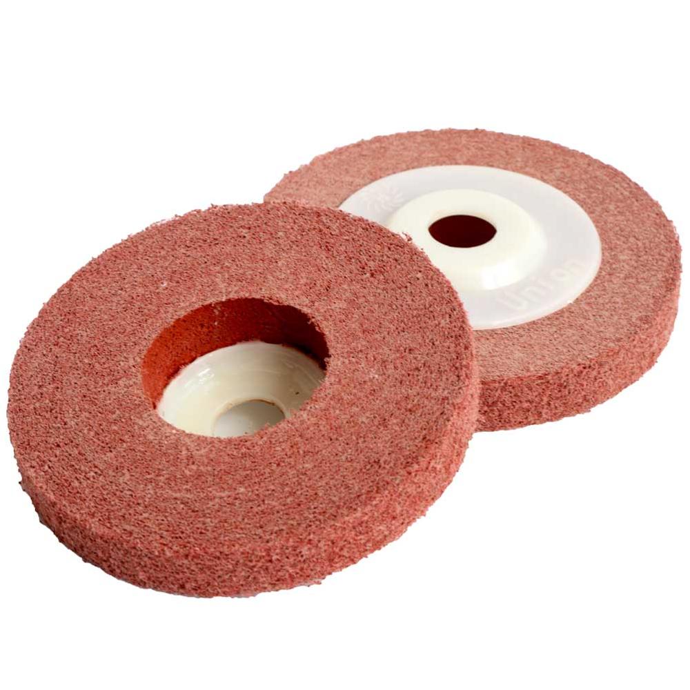4" Nylon Fiber Polishing Wheel Non woven Abrasive disc 100*16 Grinding Polishing Wheel for Metal Ceramics Marble Wood Craft