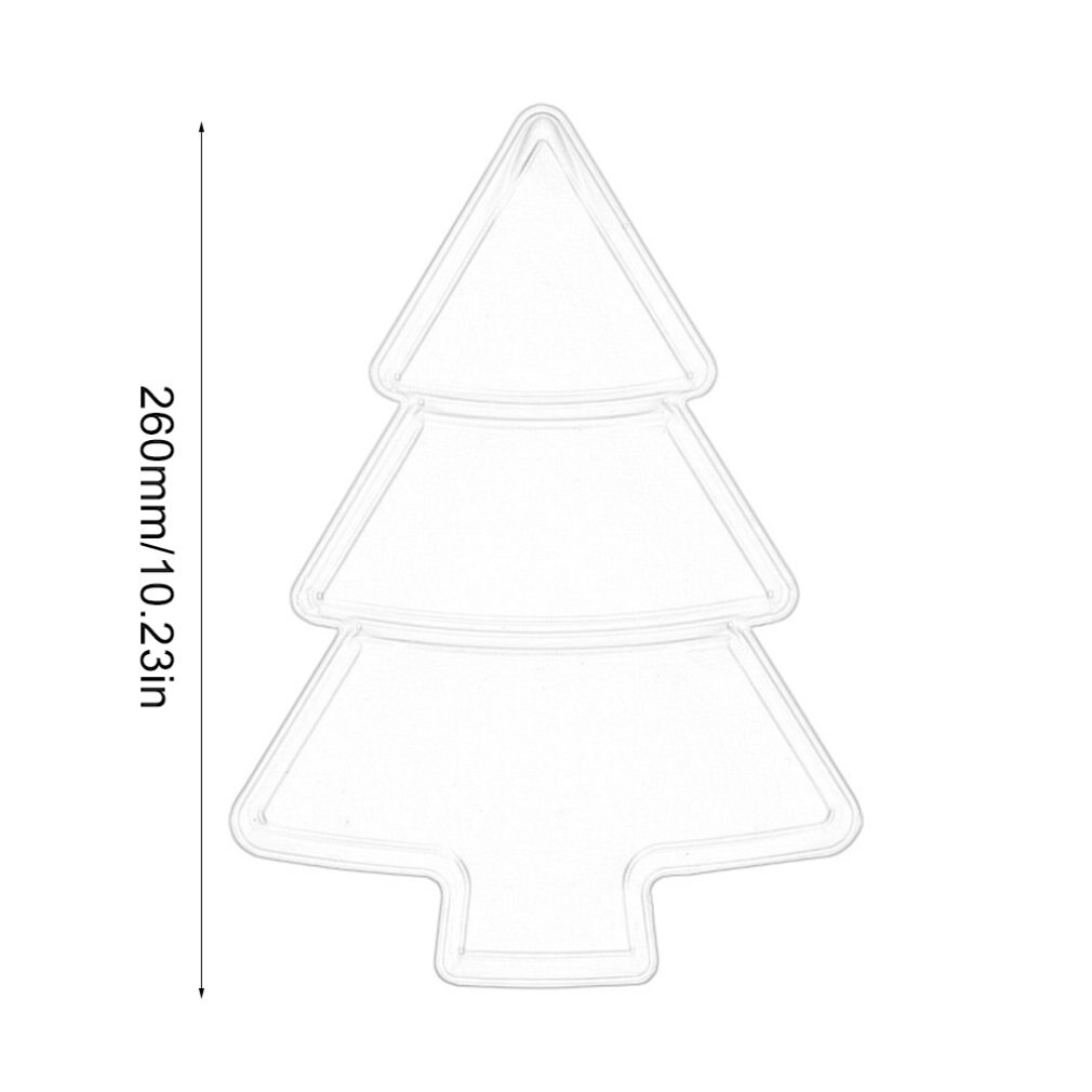 Kleine baum fach getrocknete obst platte Kreative Weihnachten Baum Trockenen Früchte Kunststoff Platten Gerichte Schüssel Tablett Hause