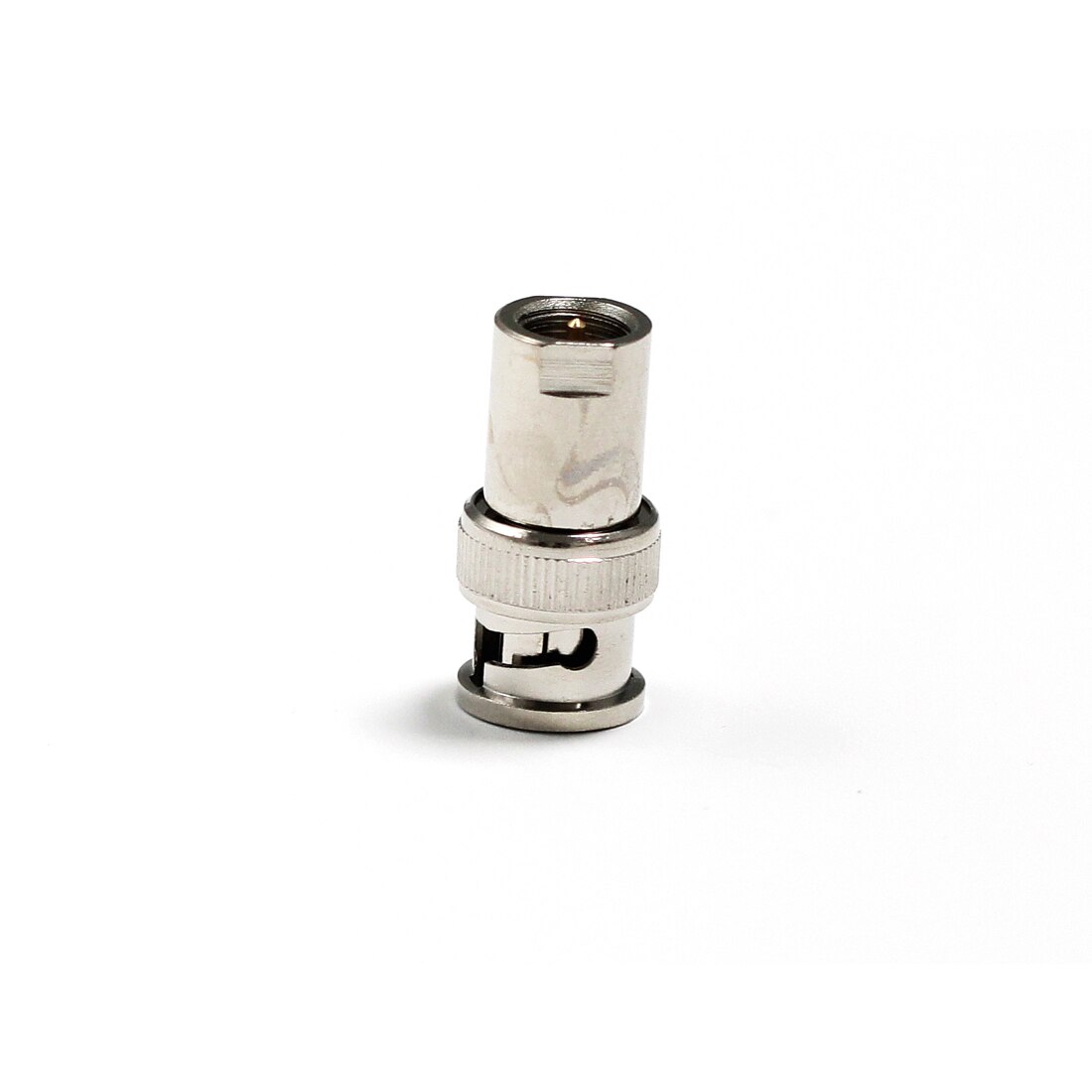 1pc BNC Stecker auf FME Stecker RF koax Adapter Konverter Gerade Vernickelt