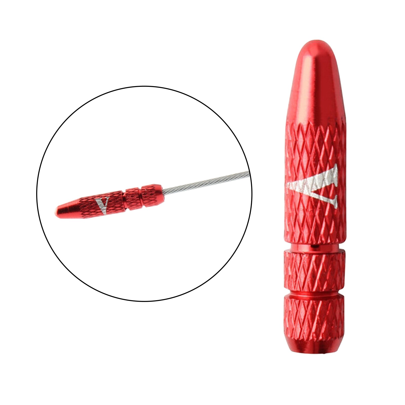 Bike Cable End Cap Road Brake Shifter Ends Crimps Line Screw-In Ferrules