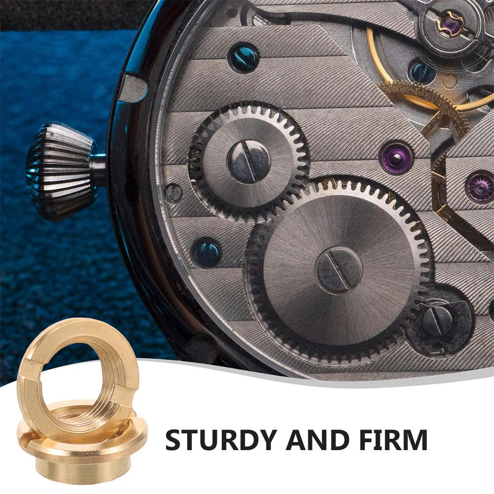 12 Pcs Quartz Clock Accessories Nut Movement Replacement Nuts Mechanism Repair Accessory Battery Operated Clocks Parts