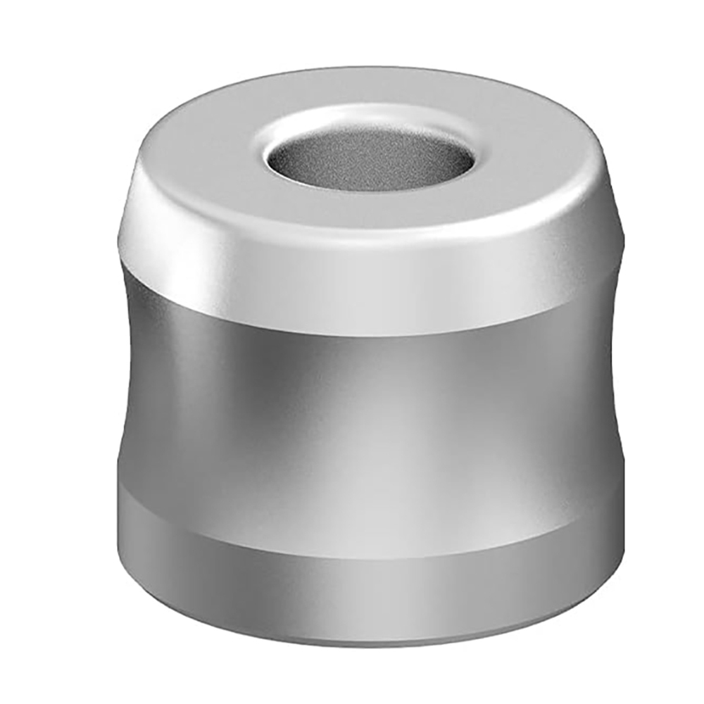 Soporte para maquinilla de afeitar de seguridad, soporte de afeitado para hombres de aleación de aluminio para encimeras de baño, soporte para afeitadora de barba Manual de Metal para hombres: Plata