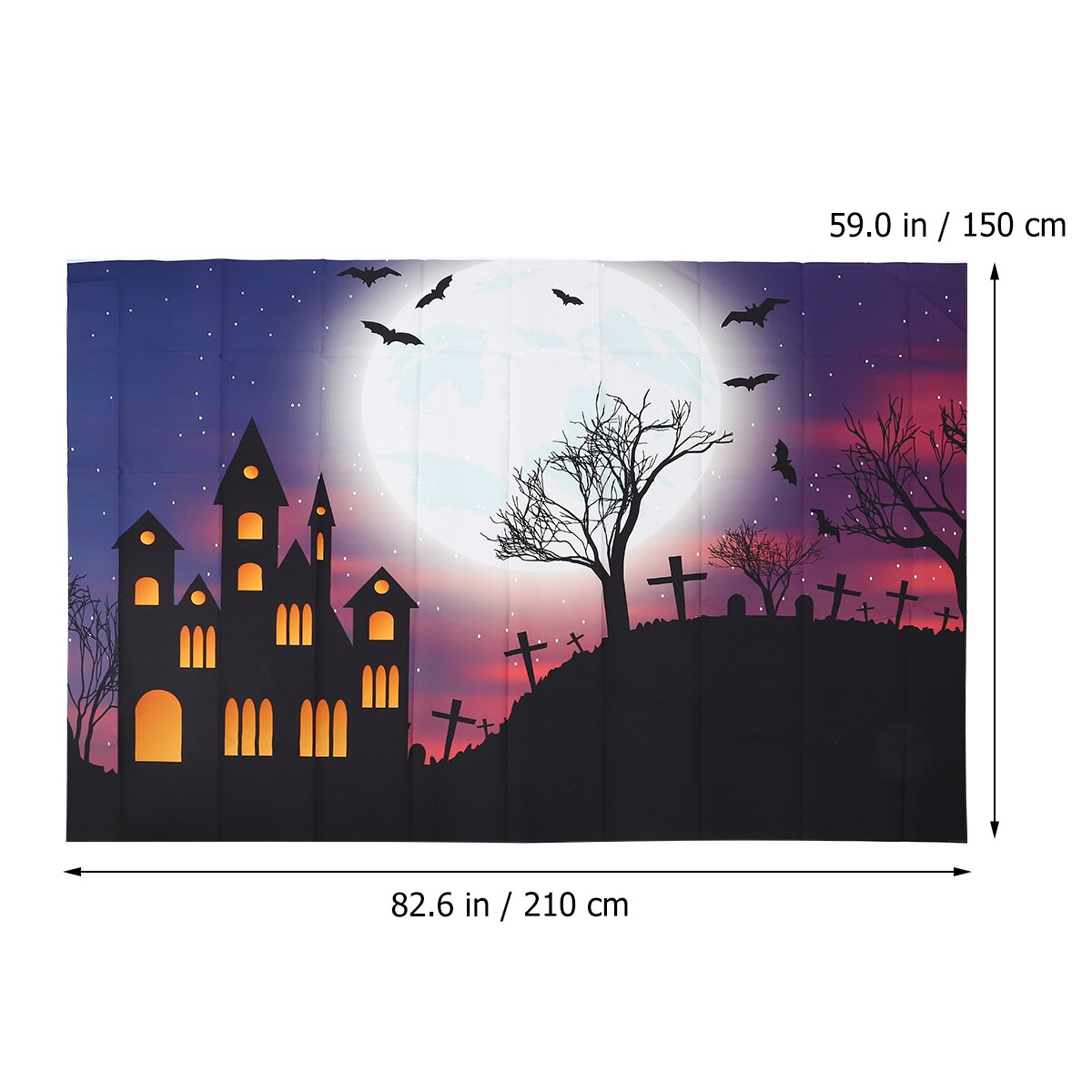 1pc Halloween Unique Photo Prop Background Cloth Photography Cloth Backdrop for Studios Shop Home