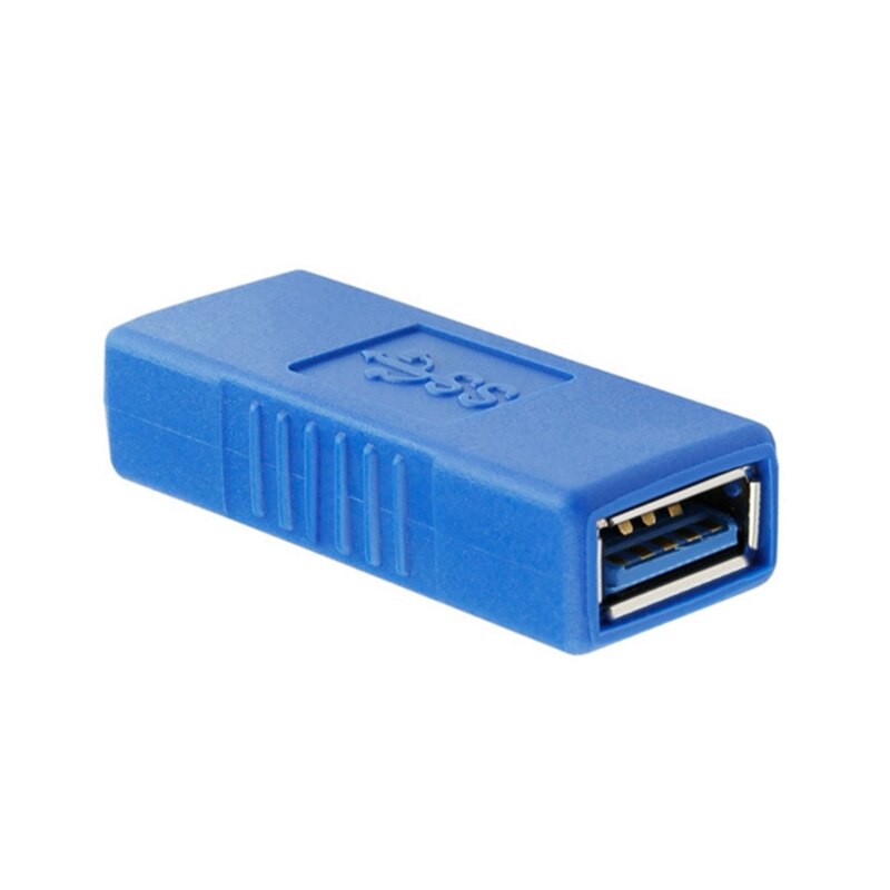 USB 3.0 typu A Adapter żeński do żeńskiego przejścówka męsko-żeńska przewód łączący Adapter do laptopa