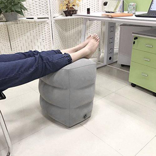 Inflatable Portable Travel Footrest Pillow Case Plane Train Kids Bed Foot Rest Pad Plane Train Bed Body Foot Rest Pad Pillows5