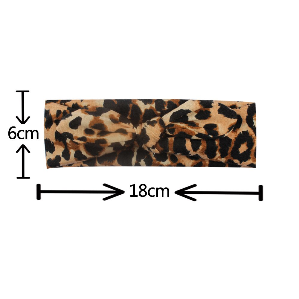 Neue Schönheit Baby Mädchen Kleinkind Kleinkind Leopard Bogen Stirnband Haarband Zubehör