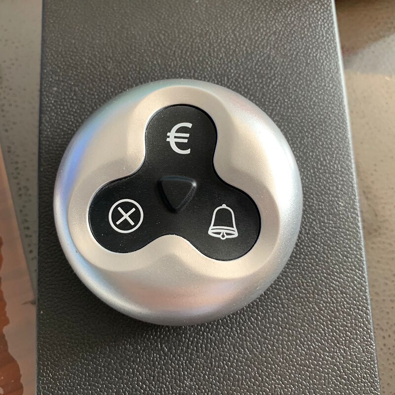 BYHUBYENG Restaurant Pager System - Uhrenempfänger + Ruftasten-Sender - Vibrationsalarm - 72h Standby
