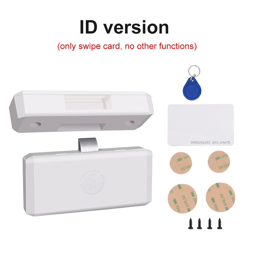 Tuya APP/tarjeta EM desbloqueo cerradura de cajón inteligente sin agujero archivador mueble electrónico sin llave Invisible NFC Sensor cerraduras interruptor: Oro