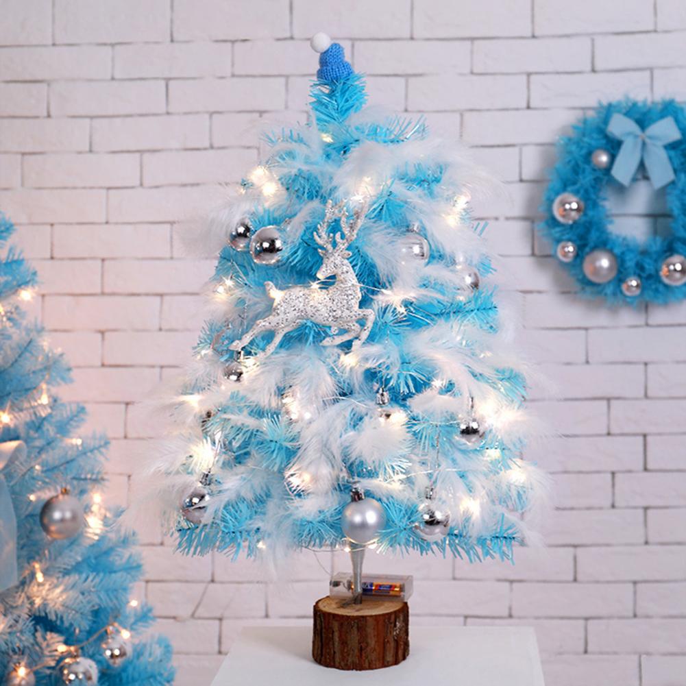45cm Christmas Tree LED Light Fine Workmanship PVC Artificial Table Top Christmas Tree Artificial LED Light Xmas Tree for Home