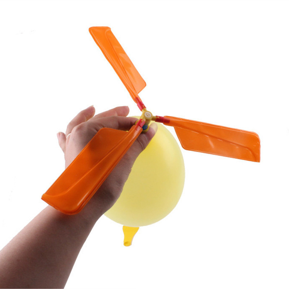 6Pc Air Ballon Helicopter Speelgoed Grappige Ballon Ortable Outdoor Helikopter Vliegen Voor Kinderen Verjaardagsfeestje Kinderen Dag