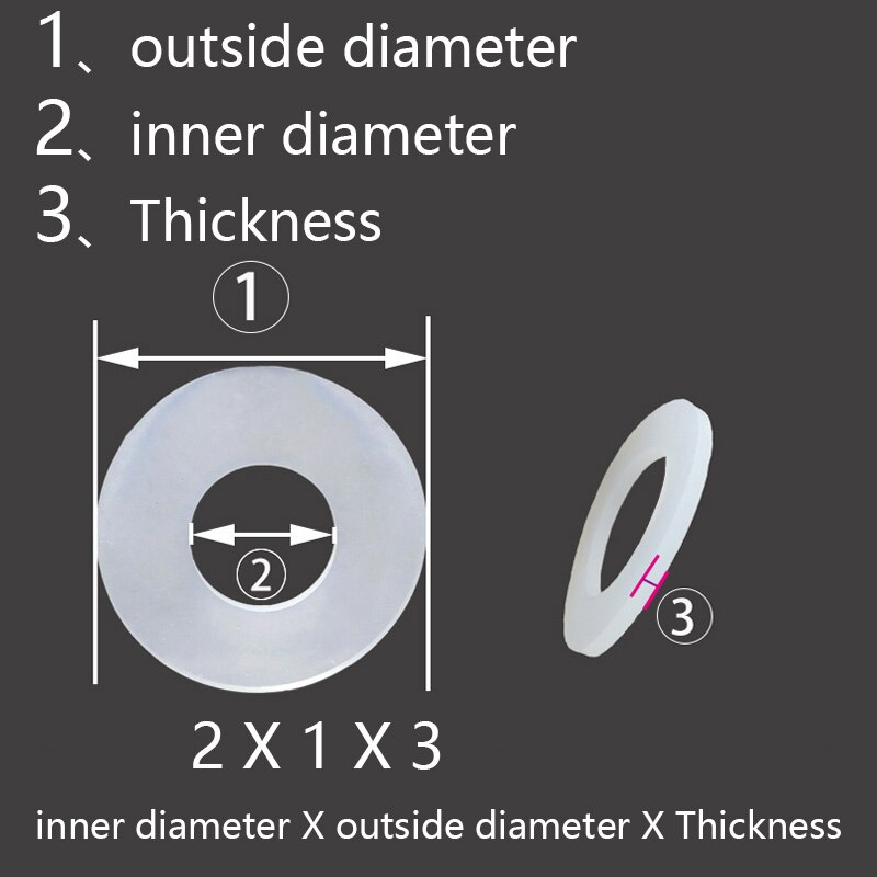 Silikonpackningar silikontätningen o-ringar varmvattenberedare tätning avirulent insipidity 10 st: Id32 x od52 x 2mm