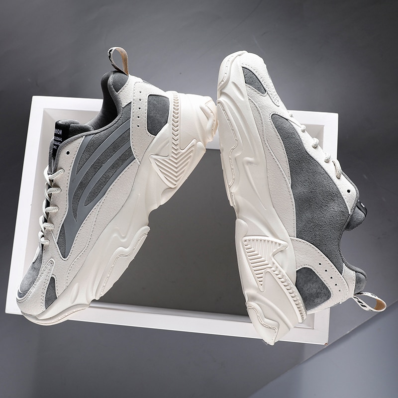 Wintertrend oude schoenen heren trendy schoenen lichtgevende reflecterende stijl heren sportschoenen outdoor casual herenschoenen