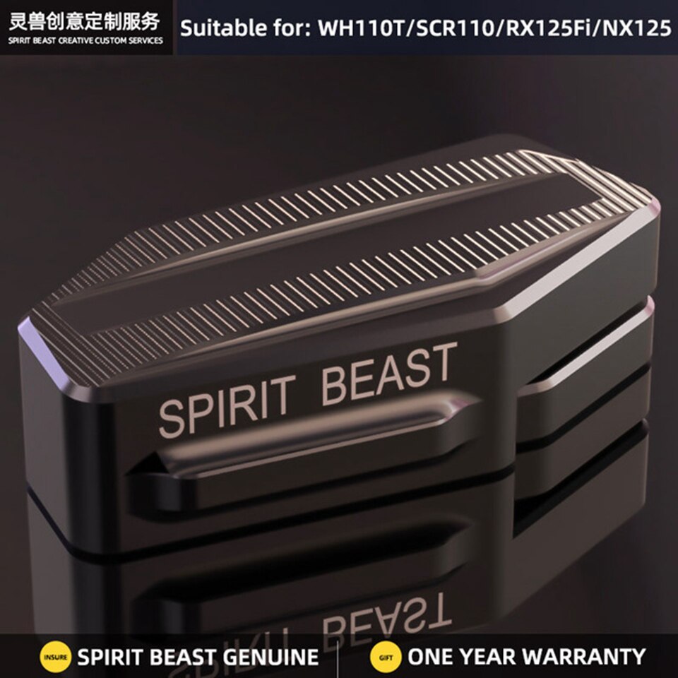 Motorcycle Side frame auxiliary block Side support kick Side support side widener For Honda SCR110 WH110T RX125FI NX125 WH125T: L8 black