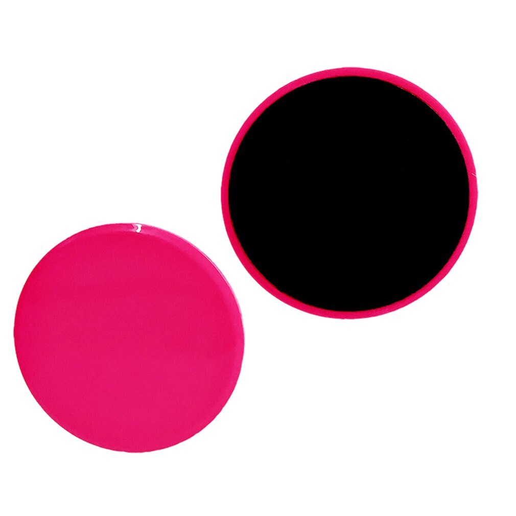 2 pièces coulissant curseur glisse disques Fitness disque exercice plaque coulissante pour Yoga gymnastique abdominale noyau entraînement équipement d'exercice: Rouge