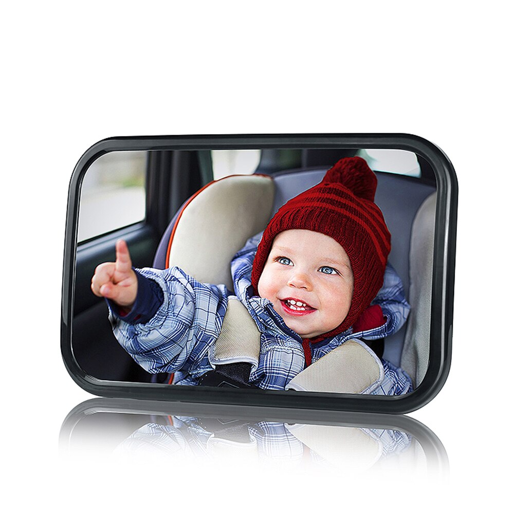 Baby Auto Spiegel 360 ° Draaibare Achterbank Spiegel Enorme Groothoek Opfok Gerichte View Spiegel Met Veiligheid Gesp Voor baby 'S