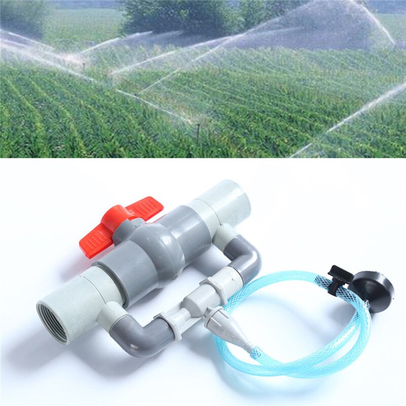 Inyectores de fertilizante Venturi automáticos de 32/40/50/63mm, interruptor de filtro de tubo de agua, Kits de riego, suministros de riego para jardín