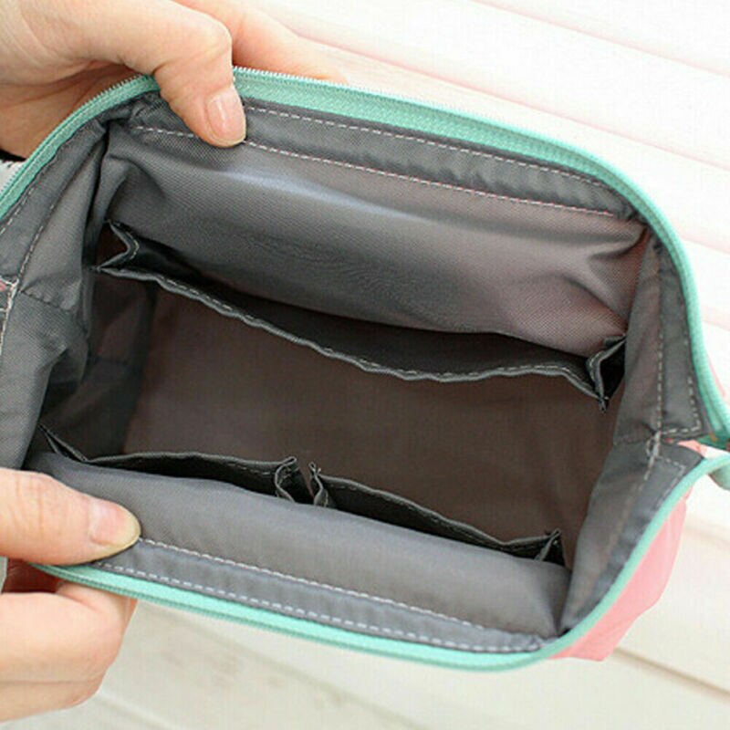 Neceser de maquillaje , neceser pequeño de viaje para cosméticos, neceser, neceser