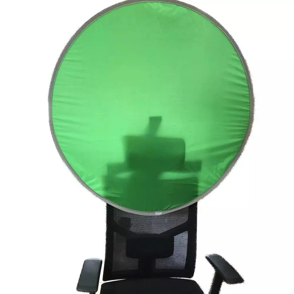 Green Screen Backdrops Photography Background Portable Fold Reflector for Live broadcast Video Studio Round 142cm 56inch