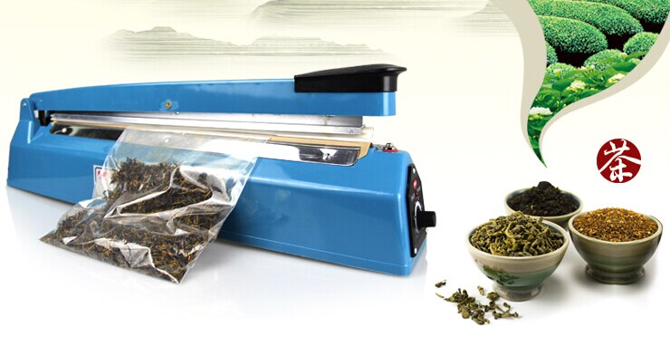 Impulse Sealer Manual Pouch Sealing Machine Aluminum Plastic Bag Heat Sealer 400mm Packing Device Electric Sf-400 Heating Sealer