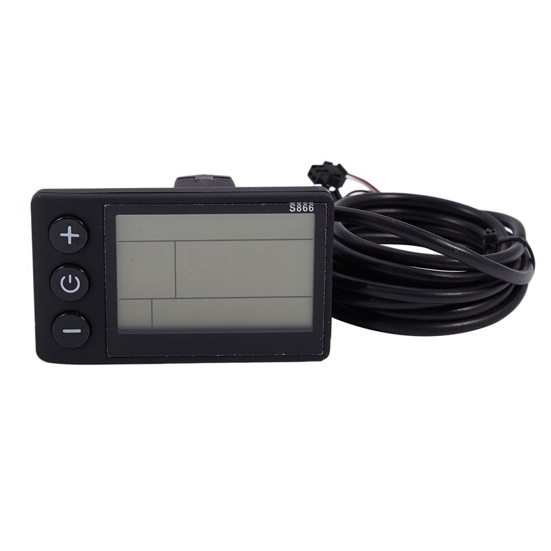 Electric Bike Controller 36V-48V 350W Brushless Controller with LCD Display Panel for Electric Bicycle Scooter