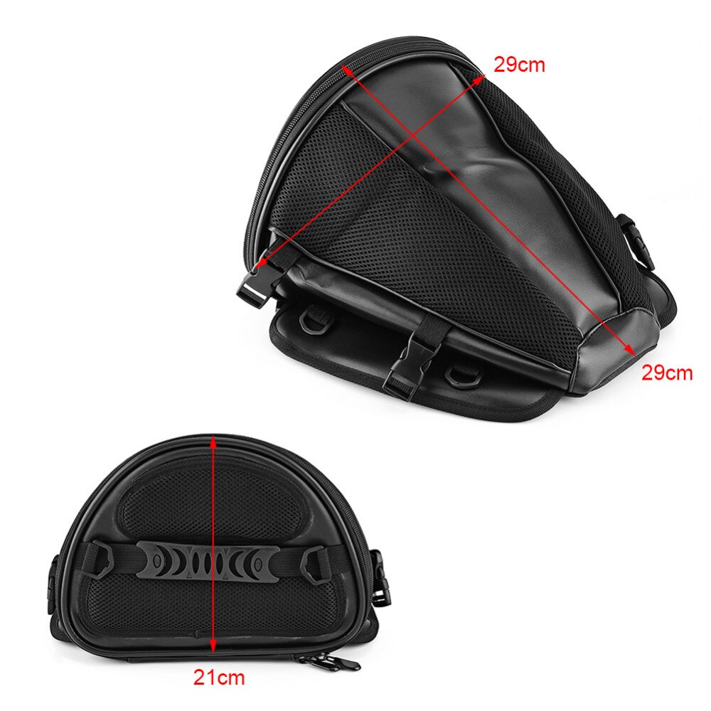 Motorcycle Waterproof Luggage Moto Bags Bike Sports Back Pack Seat Carry Tail Bag Storage Saddlebag Leather for Motorbike Tool