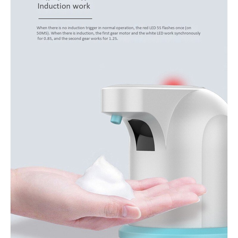 Automatic Soap Dispenser Wall Mounted Smart Sensor Soap Dispenser Bathroom Shampoo Container Hand Washing Device