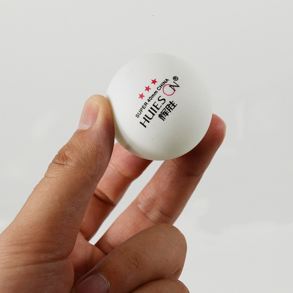 10pcs Material Table Tennis Ball 40+mm Diameter 2.8g 3 Star ABS Plastic Ping Pong Balls for Table Tennis Training