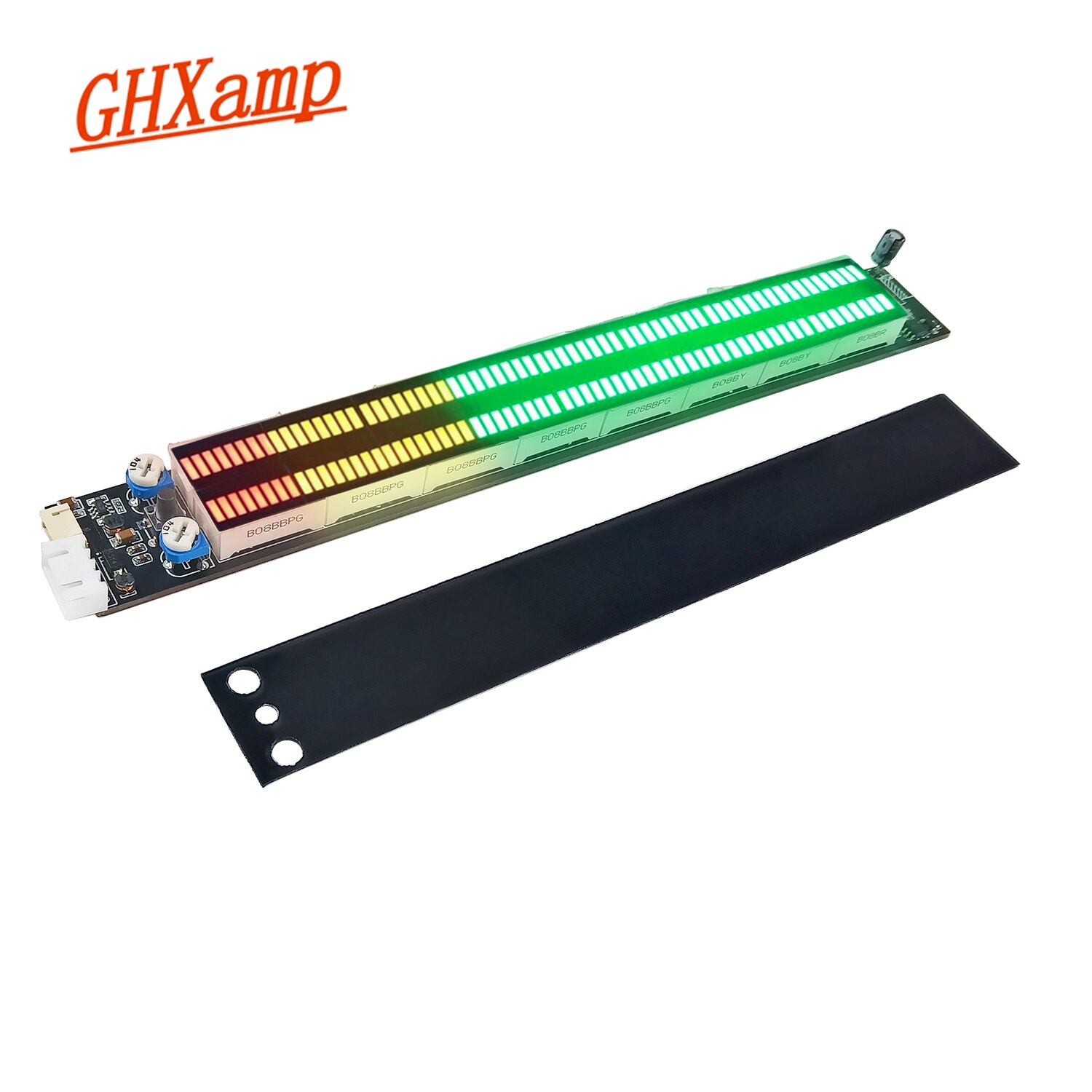 Indicador de nivel modificado para coche, luz de espectro, Audio, ritmo, pilar A, LED, Control de sonido, DC8-40V, Dual 64