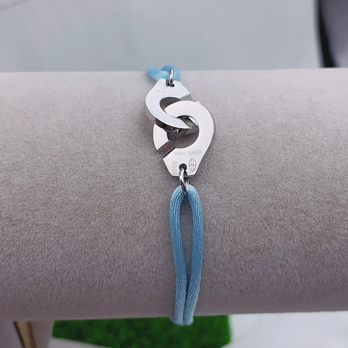 Esposas de acero inoxidable 316 de , pulsera de esposas de cuerda ajustable, bisutería Menottes, pulsera Corde para joyería de mujer: Color oro puro