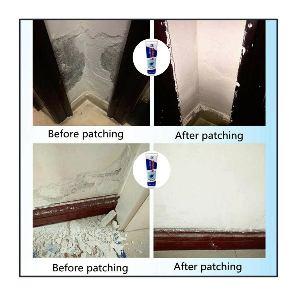 Wall Crack Repair Cream Waterproof Non-corrosive Formaldehyde Free White Latex