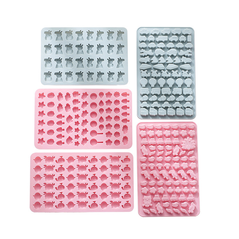 Moule à bonbons de dessin animé en Silicone | Bricolage, bonbons aux fruits, chocolat, gelée, moule en cristal époxy, outils de cuisson, moule à cupcake