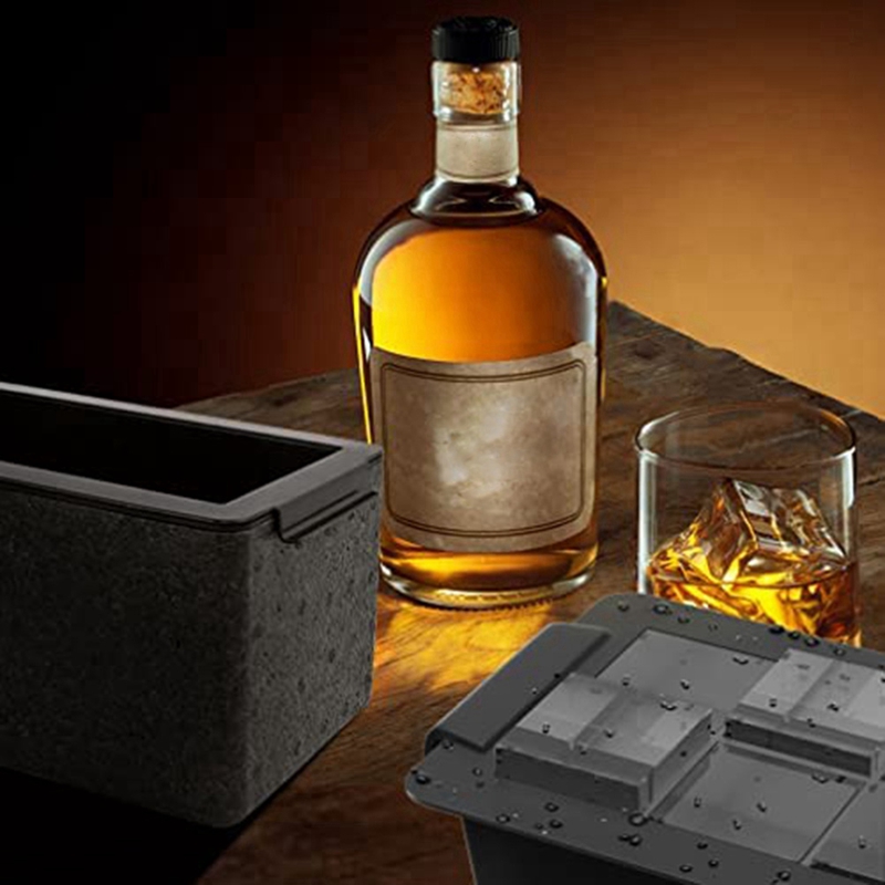 Clear Ice Maker Clear Ice Square Tray Maken 8 Big Square Square, Voor Cocktails