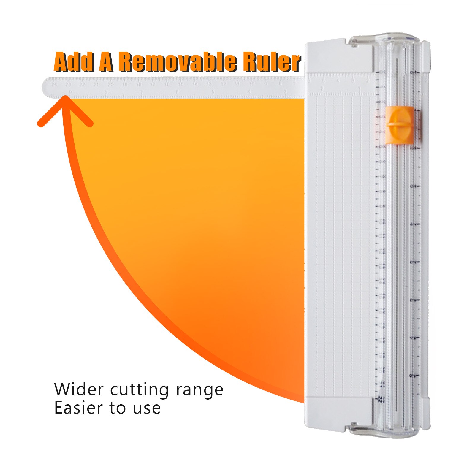 A4/A5 Precision Paper Photo Trimmers Cutters Guillotine with Pull-out Ruler for Photo Labels Paper Cutting Tool Durable