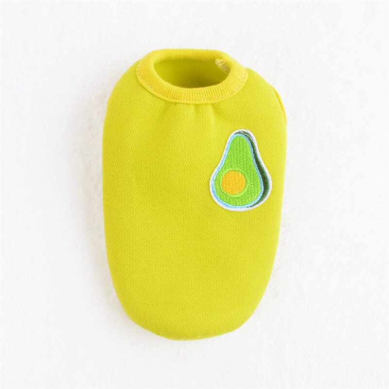 Cute Mini Cat Dog Vest Newborn Puppy Tiny Clothes Soft Pet Milk Dog Shirt Vest Costume XXS XS for Teacup Poodle Rabbit: Green 1 / 2XS