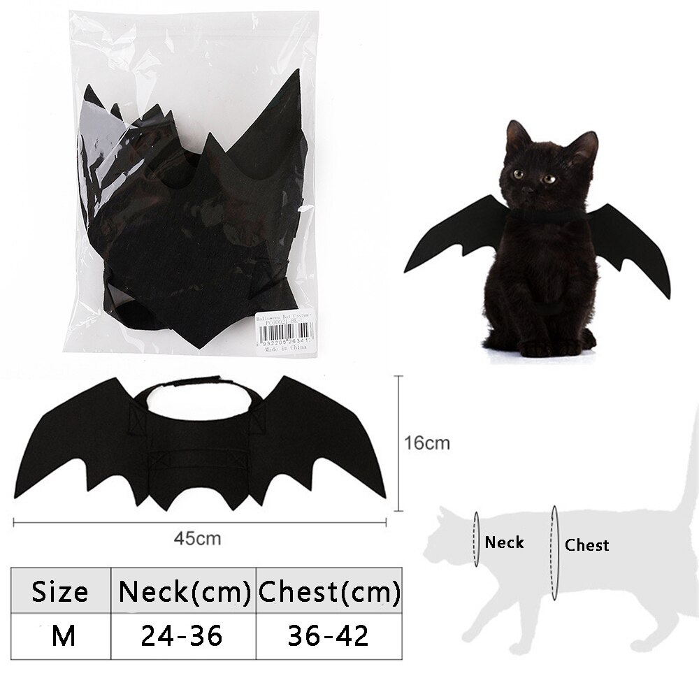 Ailes de chat mignon, accessoires pour déguisements noirs, déguisement pour chiens, Costume d'halloween, , accessoire Photo, pour chats, nouveauté