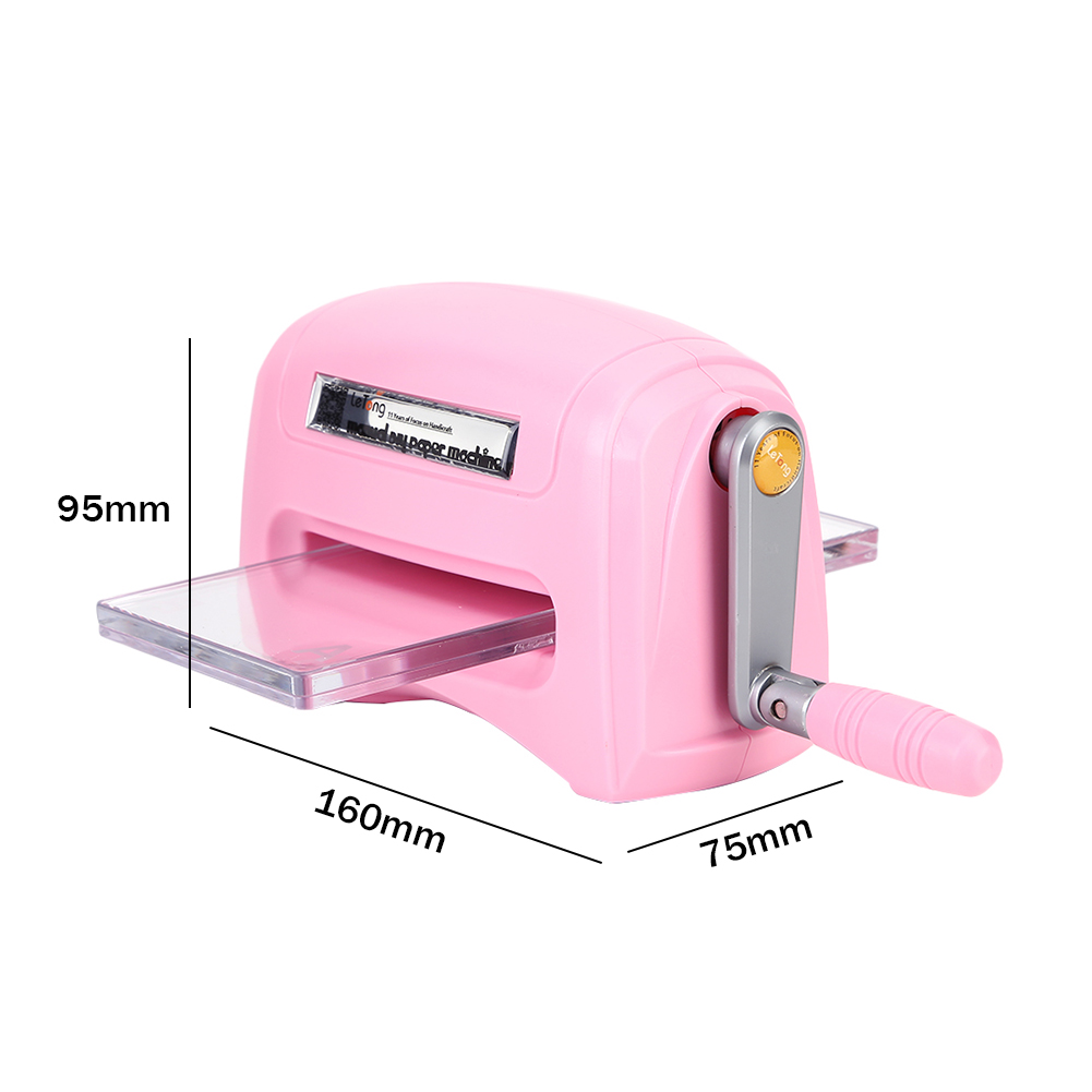 Máquina de grabado para manualidades, herramienta práctica de corte portátil con placa de respaldo de plástico para tarjeta de álbum de recortes: plum
