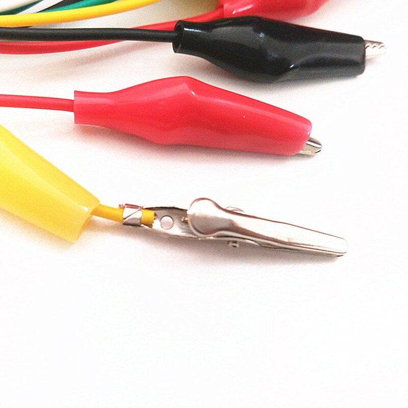 2pcs/5pcs Line length 50cm Crocodile clip small 28mm Double-ended Crocodile Clips Cable Alligator Clips Wire Testing Wire Clip