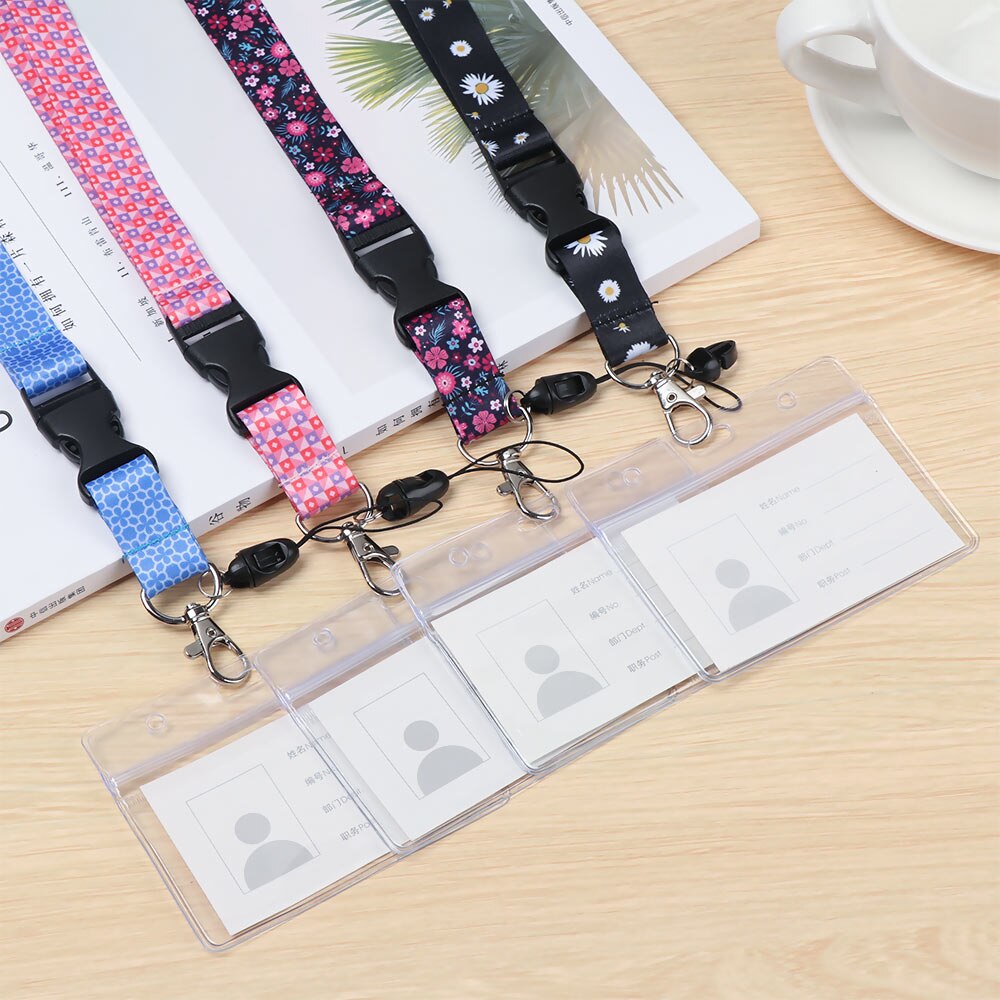 Leuke Intrekbare Verstelbare Naam Badge Houder Werkkaart Studenten Bus Card Case Met Lanyard Bank Credit Card Id Visitekaartje