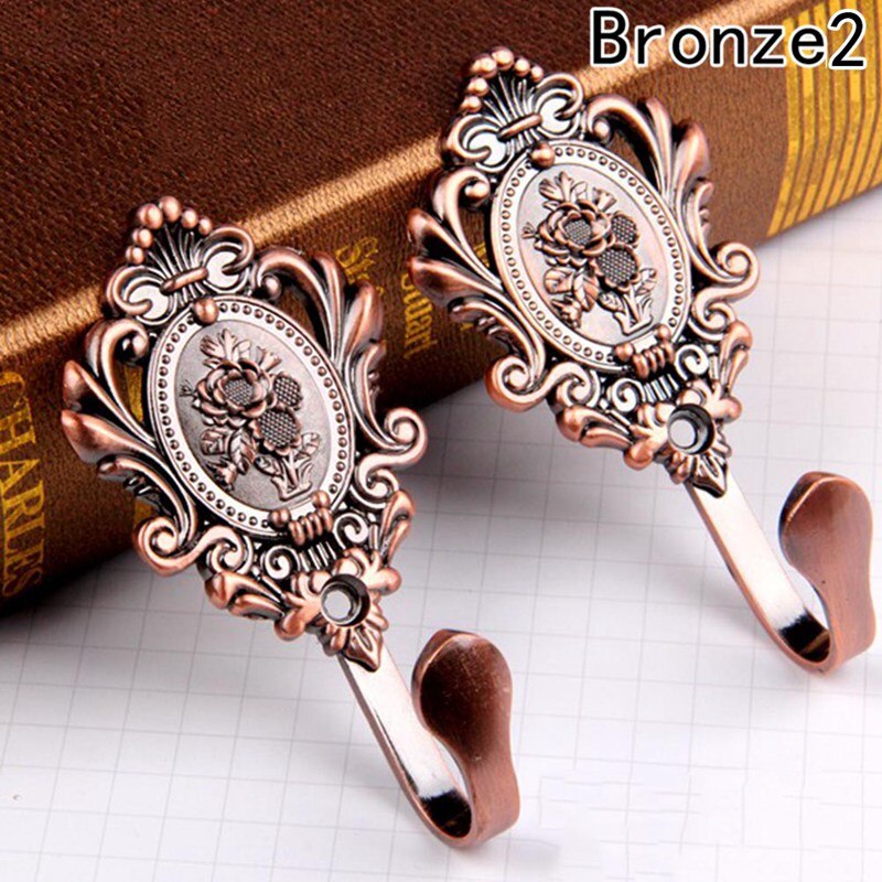 Curtain Hook Curtain Holdback Decorative Wall Hooks for Hanging Window Curtain Accessories Floral Hardware Hooks