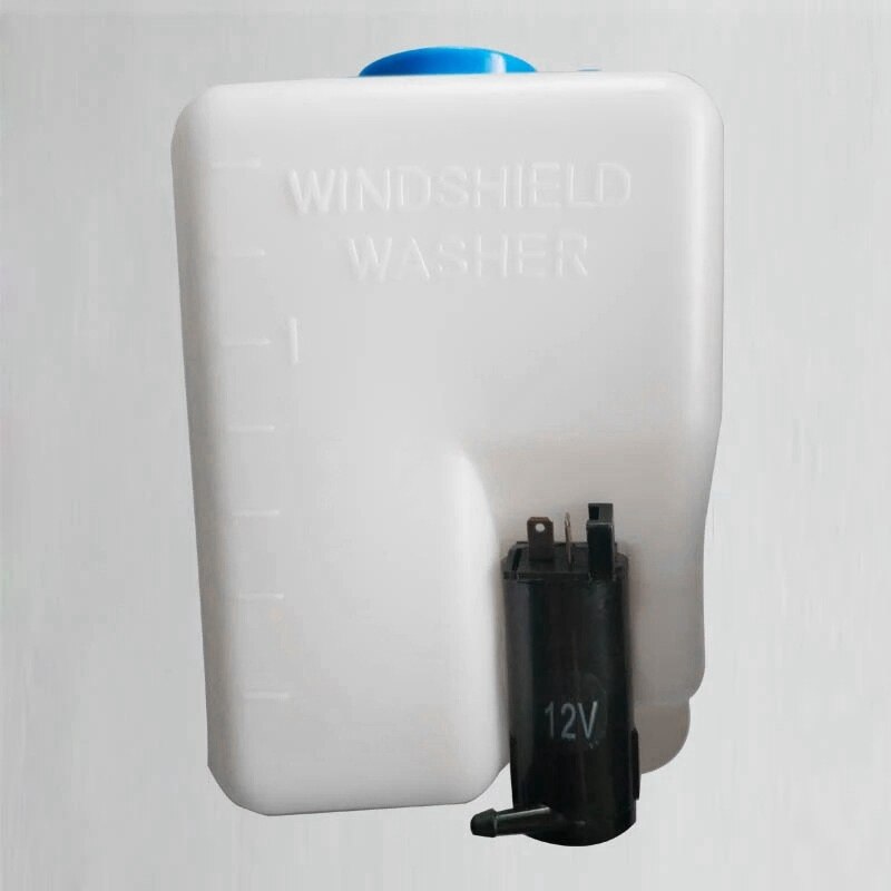 12V Wind Screen Window Washer Windscreen Wash with 1.2L Bottle Pump Wiring Jets