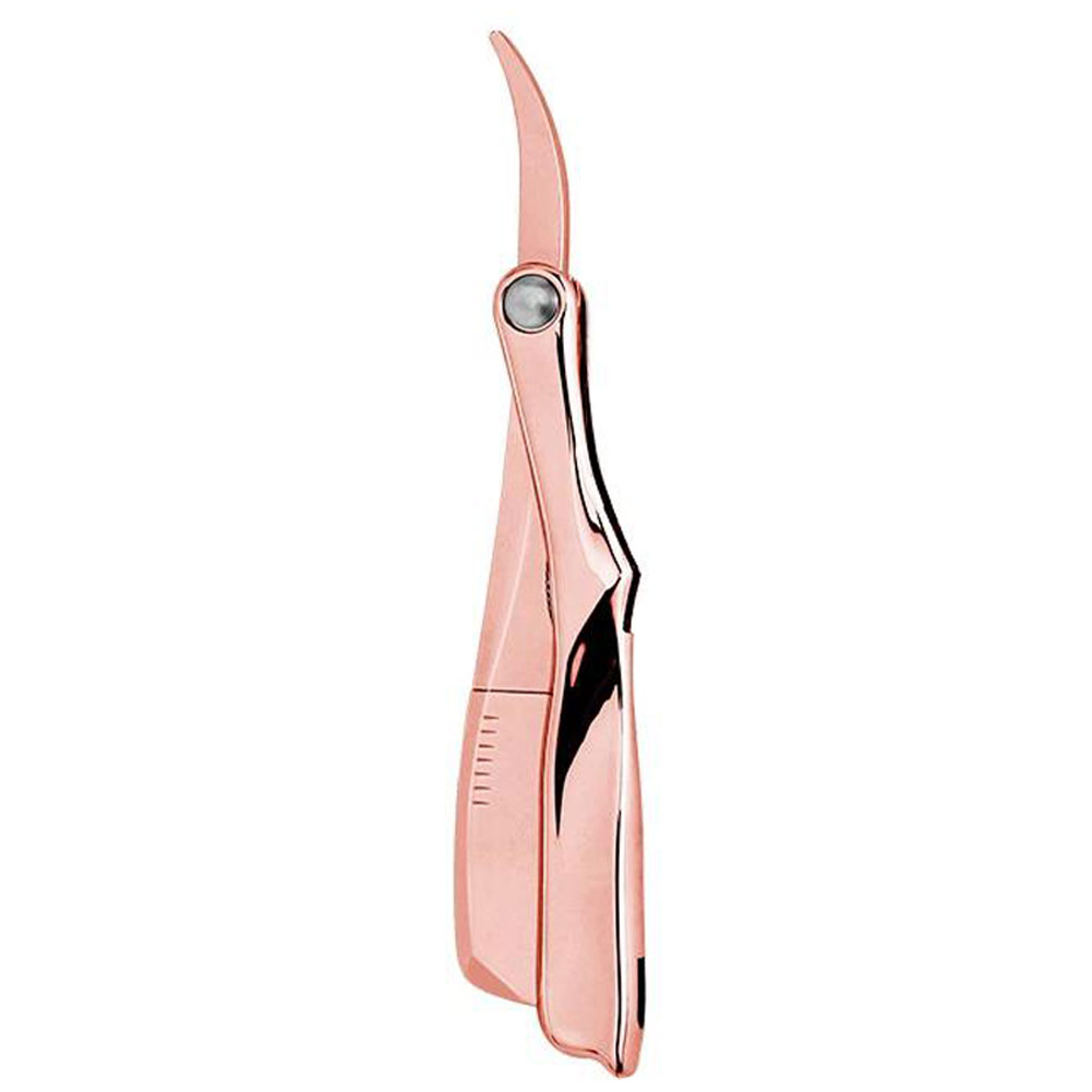 Maquinilla de afeitar Manual para Barba, afeitadora de pelo de mano plegable, herramientas de depilación (sin rebanada de afeitado), accesorios para peluquero y salón