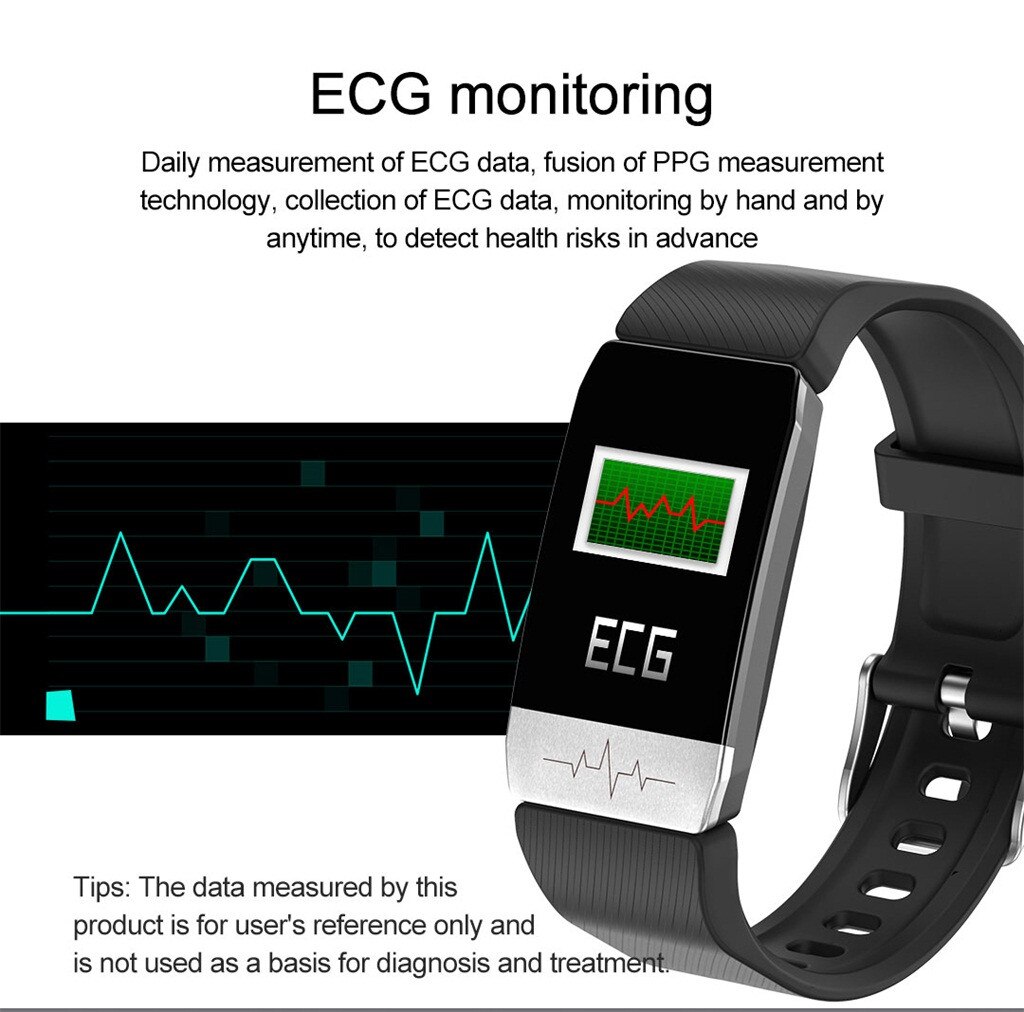 T1 Thermometer Temperatur Armbinde Clever Uhr Band Armbinde Fitness Tracker Körper Temperatur Aktivität Monitor Uhr Männer Frauen