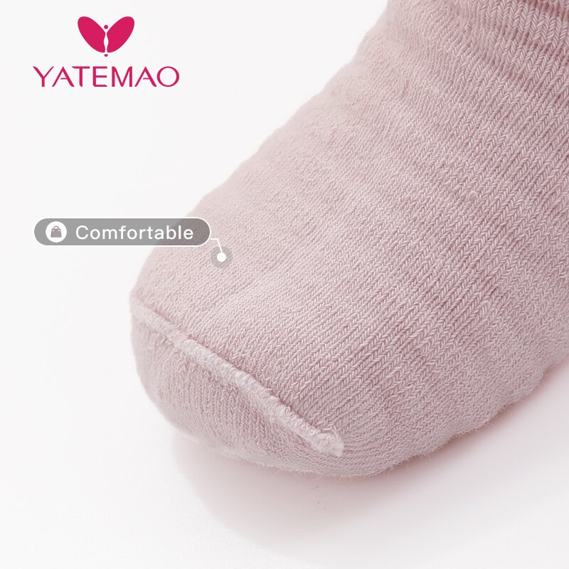 YATEMO 5 par/lote de calcetines calientes para bebés lindos calcetines de algodón suave ropa para bebés recién nacidos niñas niños calcetines Accesorios para niños