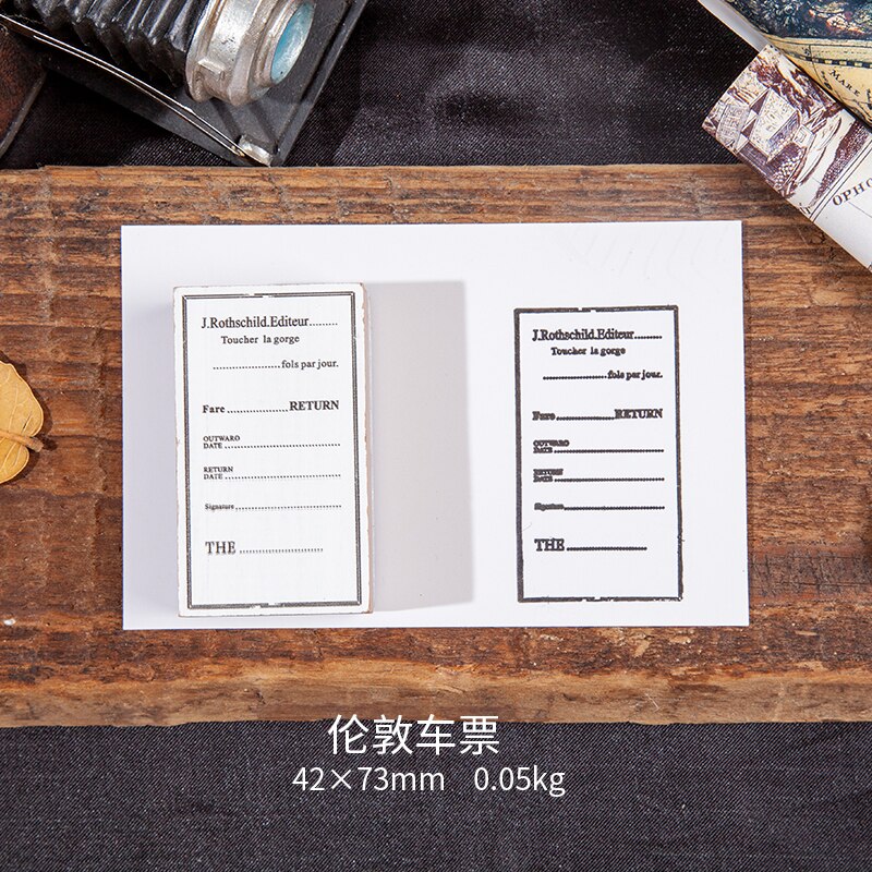 Reise Rund Um sterben Quaddel retro Eintrittskarten Dekoration stempel holz stempel für scrapbooking schreibwaren DIY handwerk Standard dichtung: 8