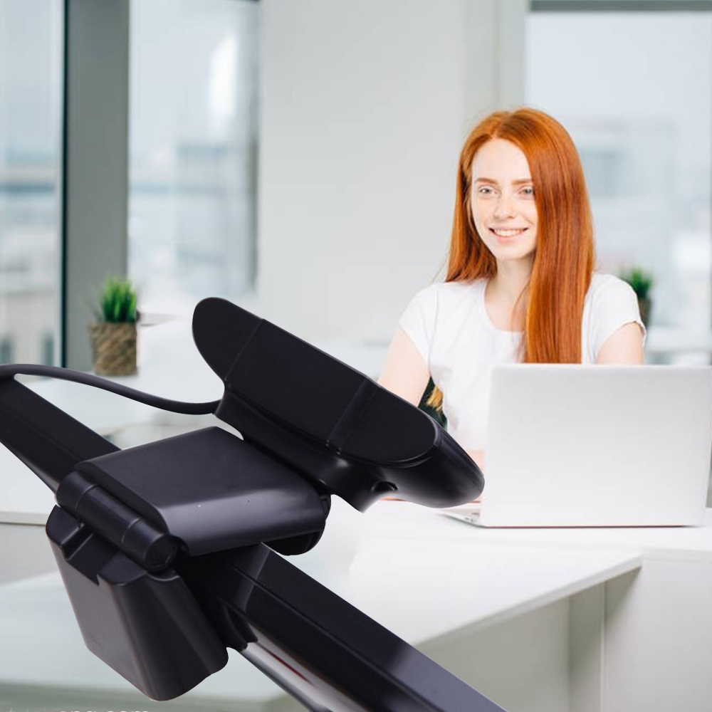 Cámara Web giratoria de 45 grados, 2,0 HD, 1080p, USB, para grabación de vídeo, con micrófono para PC y ordenador: Borgoña