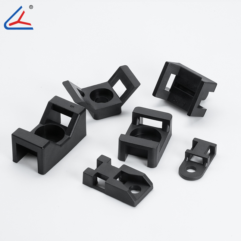 100 soportes para bridas de cables: clips para cables autoadhesivos para gestión de cables en el hogar, el automóvil y la oficina