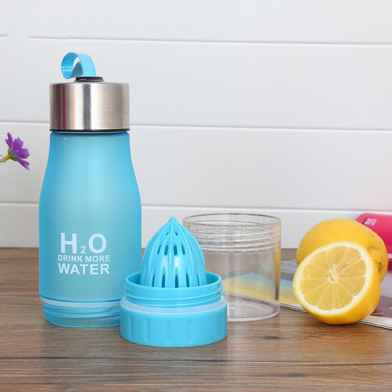 650ml Wasser Flasche Gepressten Saft Zitrone Saft Wasser Flasche Obst Infuser Trink Für draussen Sport Mein Shaker Trinken Flasche