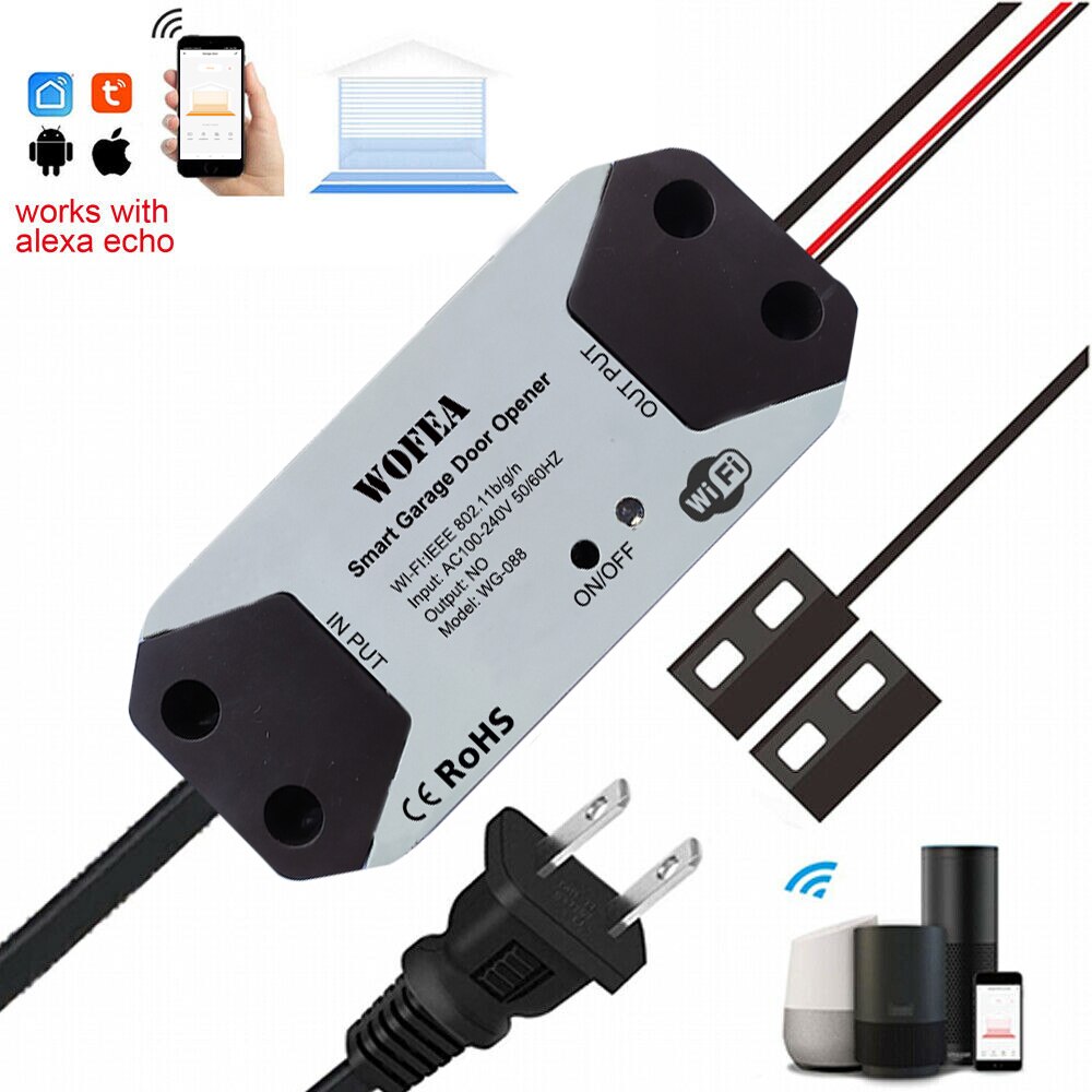 Universal WIFI remoto conversor de control 330, 433, 868MHz Android IOS Tuya APP de RF WIFI control remoto Wi-Fi para RF remoto receptor